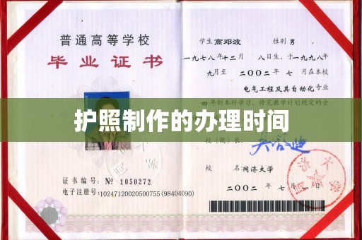 沙田护照制作的办理时间