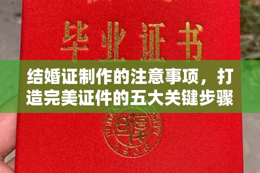 沙田结婚证制作的注意事项，打造完美证件的五大关键步骤