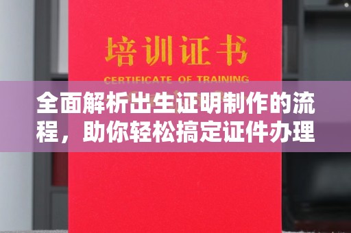 沙田全面解析出生证明制作的流程，助你轻松搞定证件办理