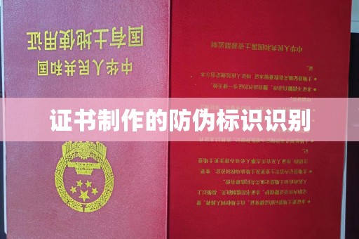 沙田证书制作的防伪标识识别