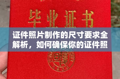 沙田证件照片制作的尺寸要求全解析，如何确保你的证件照符合标准