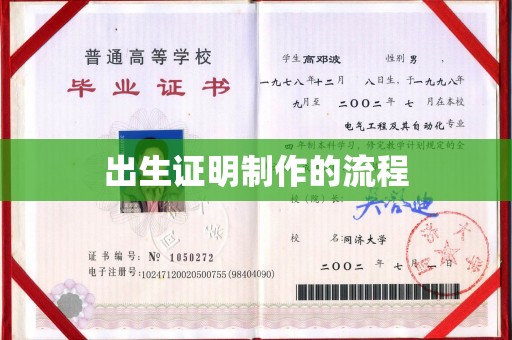 沙田出生证明制作的流程